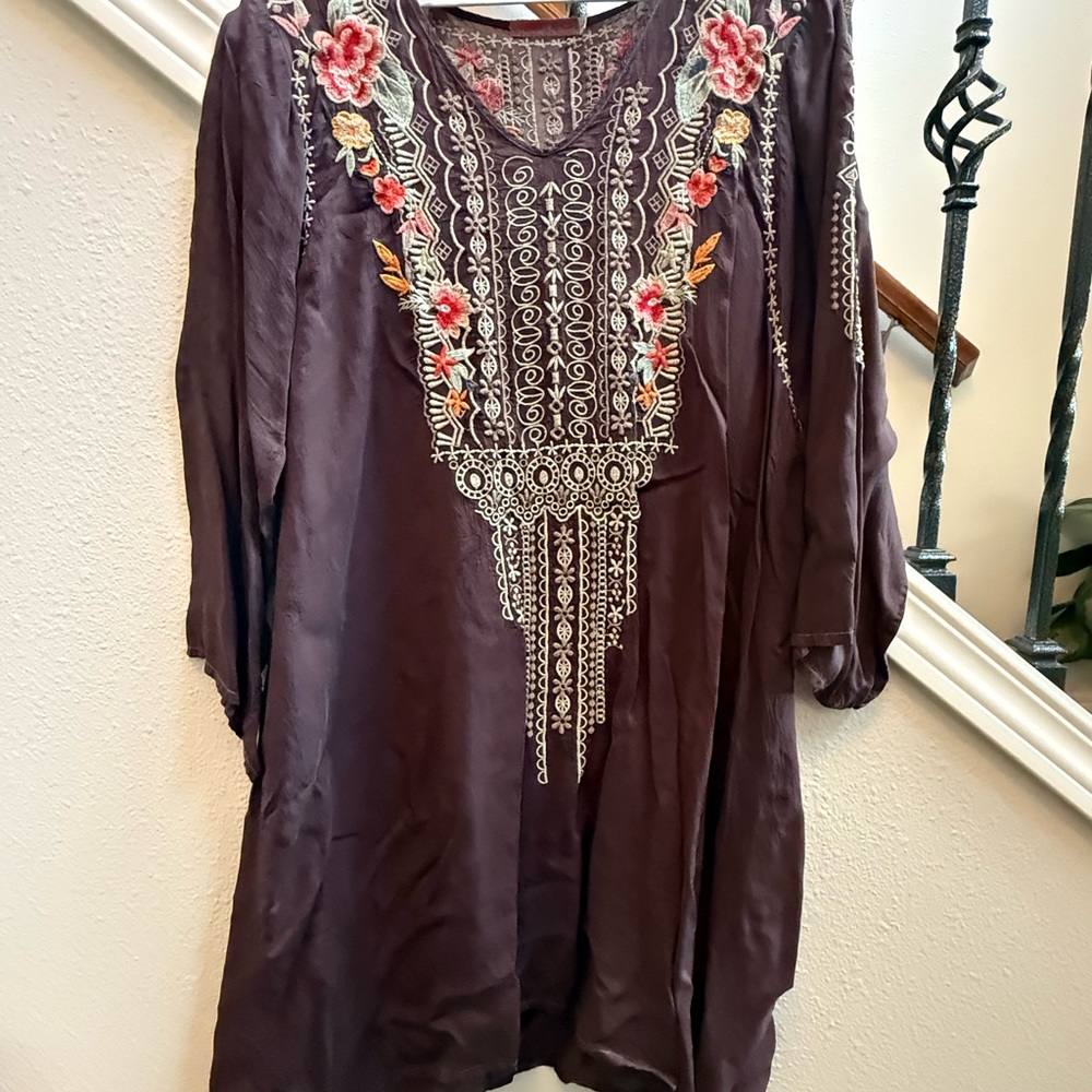 Embroidered Johnny Was Women's Top